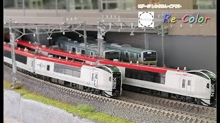 【Re-Color】Nゲージ 鉄道模型 KATO E259系成田エクスプレス＆E231系・E233系＜BGMあり＞