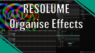 Find your effects faster // Resoloume Quick Tip - Organise Effect Shortcuts #resolume #QuickTip