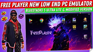 Free Player - Low End PC Best Emulator For Free Fire | 2025 New Emulator For PC | Bluestacks 5 Lite