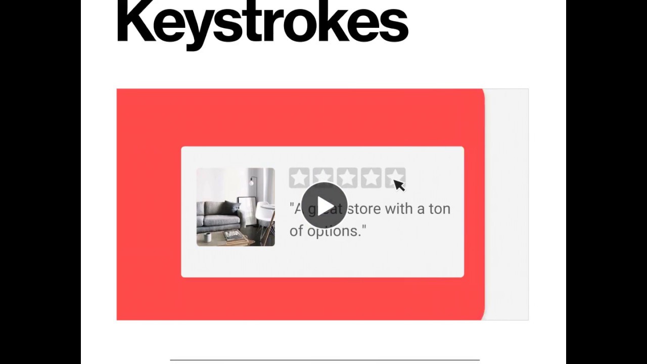 Staff Favorite Video Ad Template Keystrokes Waymark