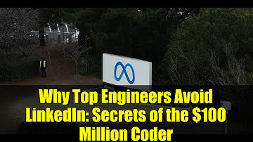 Why Top Engineers Avoid LinkedIn: Secrets of the $100 Million Coder
