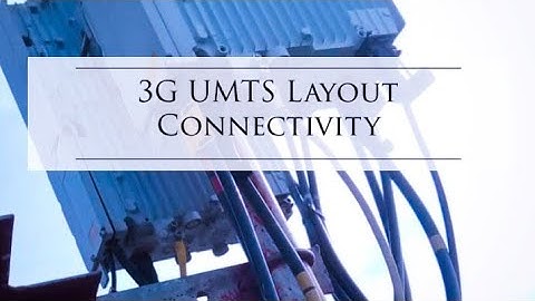 What is 3G UMTS || What is UMTS Network||What is 3G connectivity.