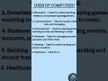 Uses Of Computer?Computers make our work faster, easier, smarter.@Priyankacomputerlearningpoint