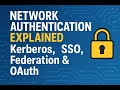 Network Authentication Explained: Kerberos, SSO, Federation & OAuth 🔐