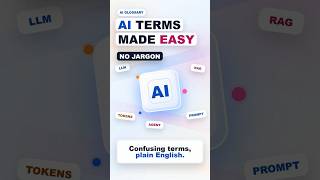 AI Terms Explained Like You're 10 #agent #llm #rag #tokens