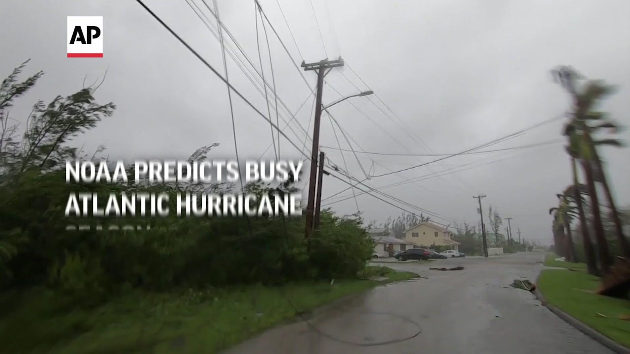 NOAA predicts busy Atlantic hurricane season - YouTube