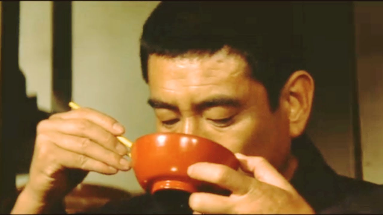 【昭和残侠伝 吼えろ唐獅子】高倉健「作法にかなったおかわり」お米がたっぷり残ったお茶碗におかわり。その真意は...？