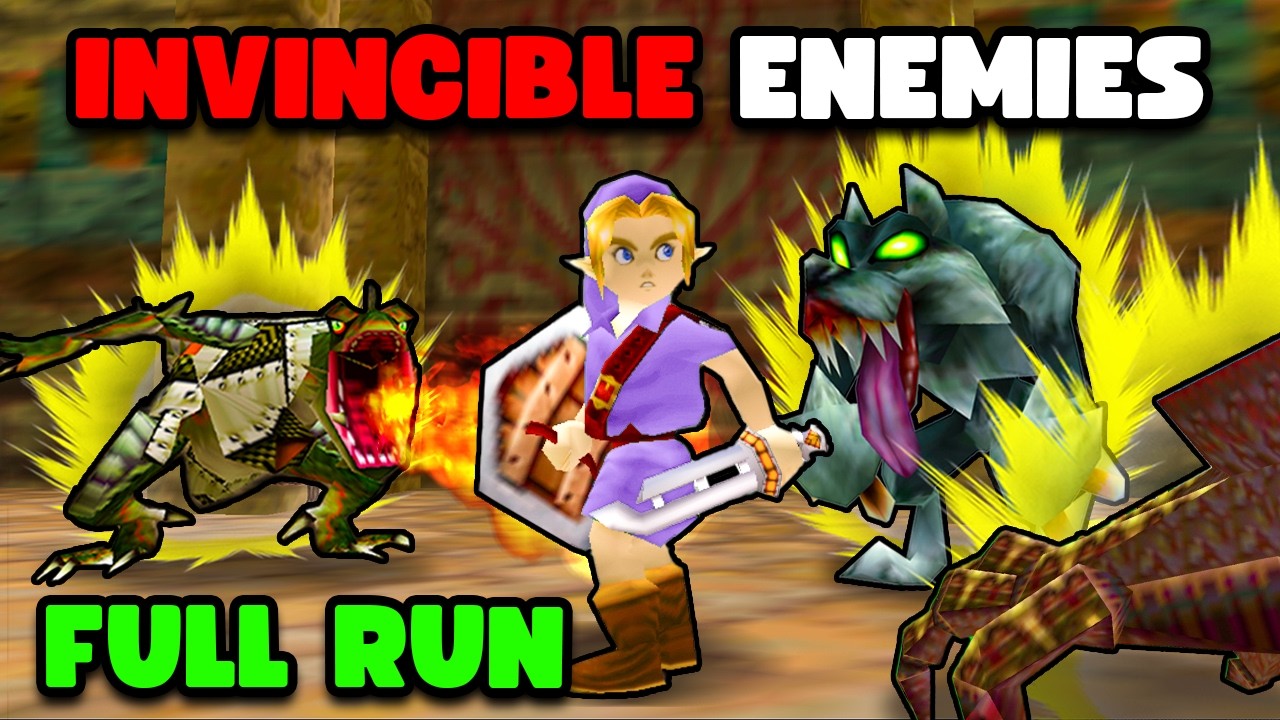 Zelda but it's Randomized and EVERYTHING is Invincible (FULL RUN)