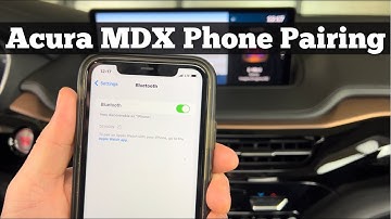 How to Pair Phone With 2022 - 2024 Acura MDX Bluetooth - Connect Iphone Sync Samsung Pairing