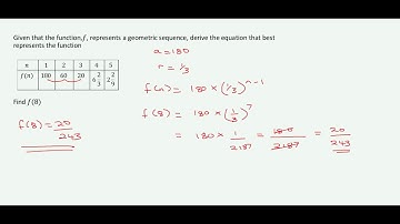 Explicit Formulas for Geometric Sequences