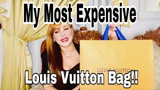 UNBOXING MY MOST EXPENSIVE RARE LOUIS VUITTON BAG 