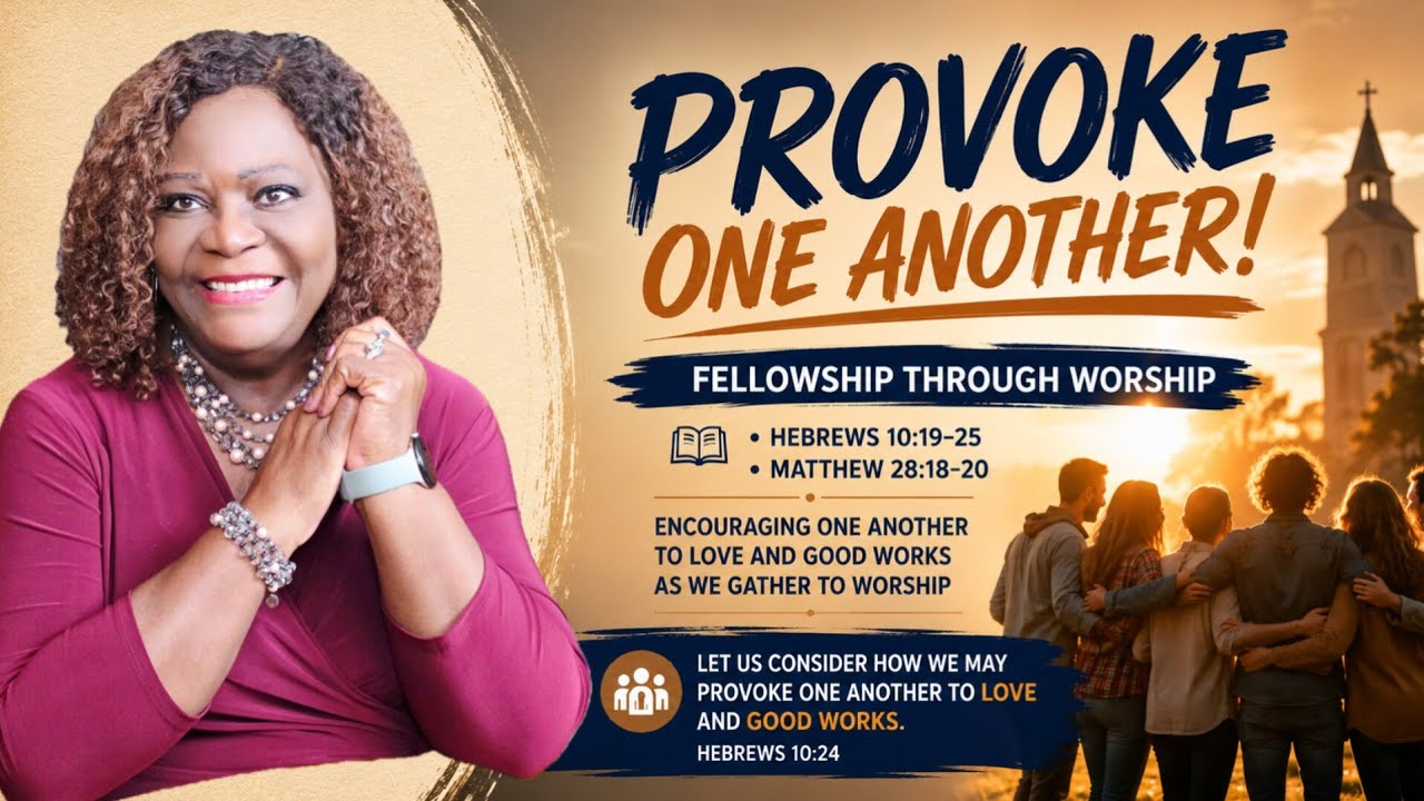 Sunday School, May 31, 2026, Fellowship Through Worship: Provoke One Another!, Matt 28; Hebrews 10