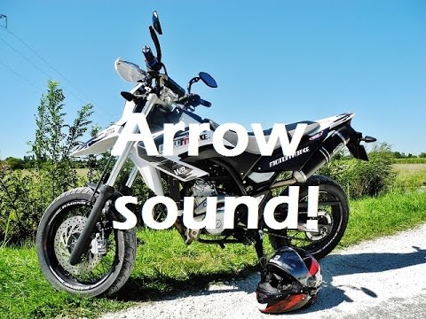 Arrow Dark line Test & Sound Yamaha WR 125 X