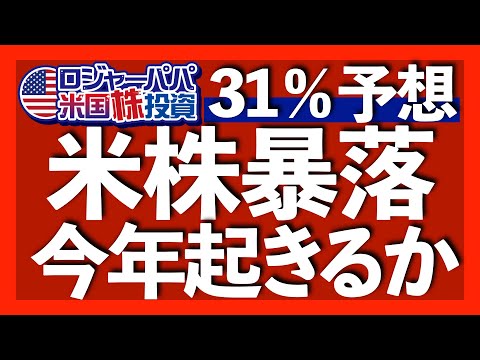 オプション市場が示す暴落確率わずか8％｜株価下落予想の投資家は資産を失う｜株価暴落は優良企業の利益成長と無関係｜NISA3大コアETFはSPYM, GLDM, 2256【米国株投資】2026.1.12