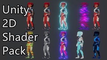 Unity VFX -  2D Shader Pack - Downloadable