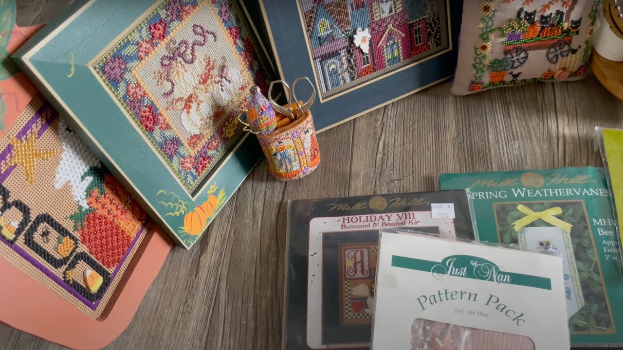 Вышивальные покупки 🛍️ Just Nan, Victoria Sampler, Mill Hill, Shepherds Bush