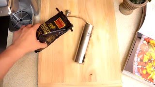 Best Manual Coffee Grinder Tutorial - How to Use Coffee Mill - French Press Chemex Pour Over