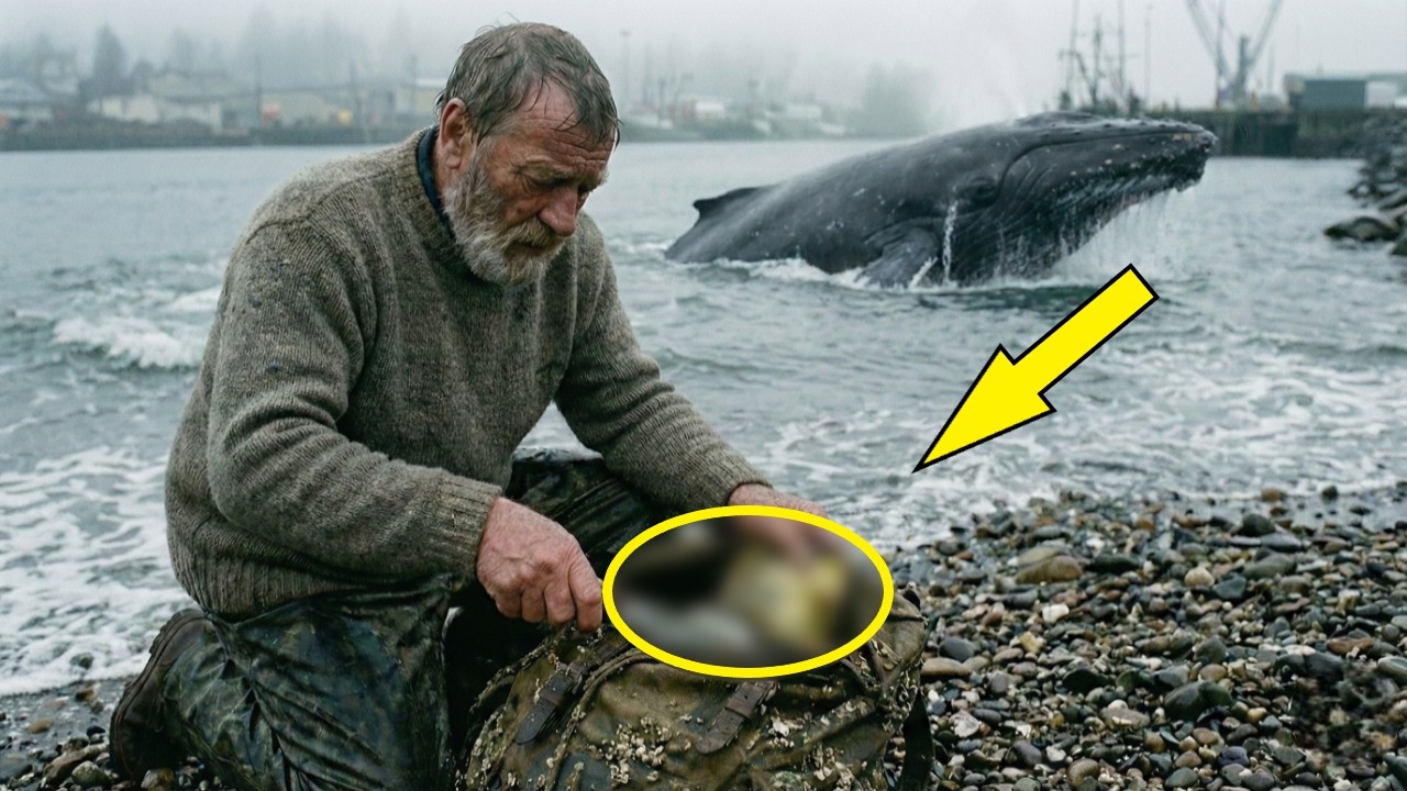 Кит вытолкнул на берег рюкзак, который был в море 40 лет! Когда его открыли, все были в шоке!