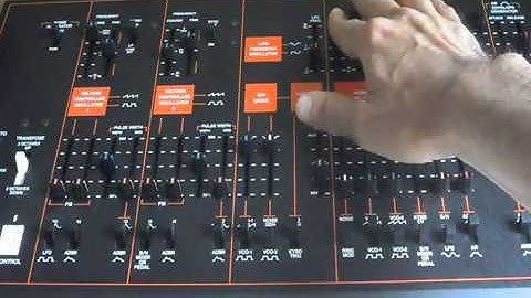 Kraftwerk-like sound effects using the KARP Odyssey module