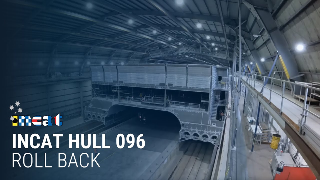 Inside A Incat Incat Hull 096 - Roll Back - YouTube