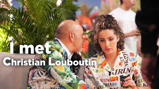 I met with Christian Louboutin - إلتقيت بكريستيان لوبوتان