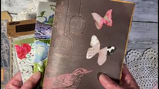 My Giveaway win from @brendaclark2703 and Happy Mail from @Tuire / My project with Cabinet Cards