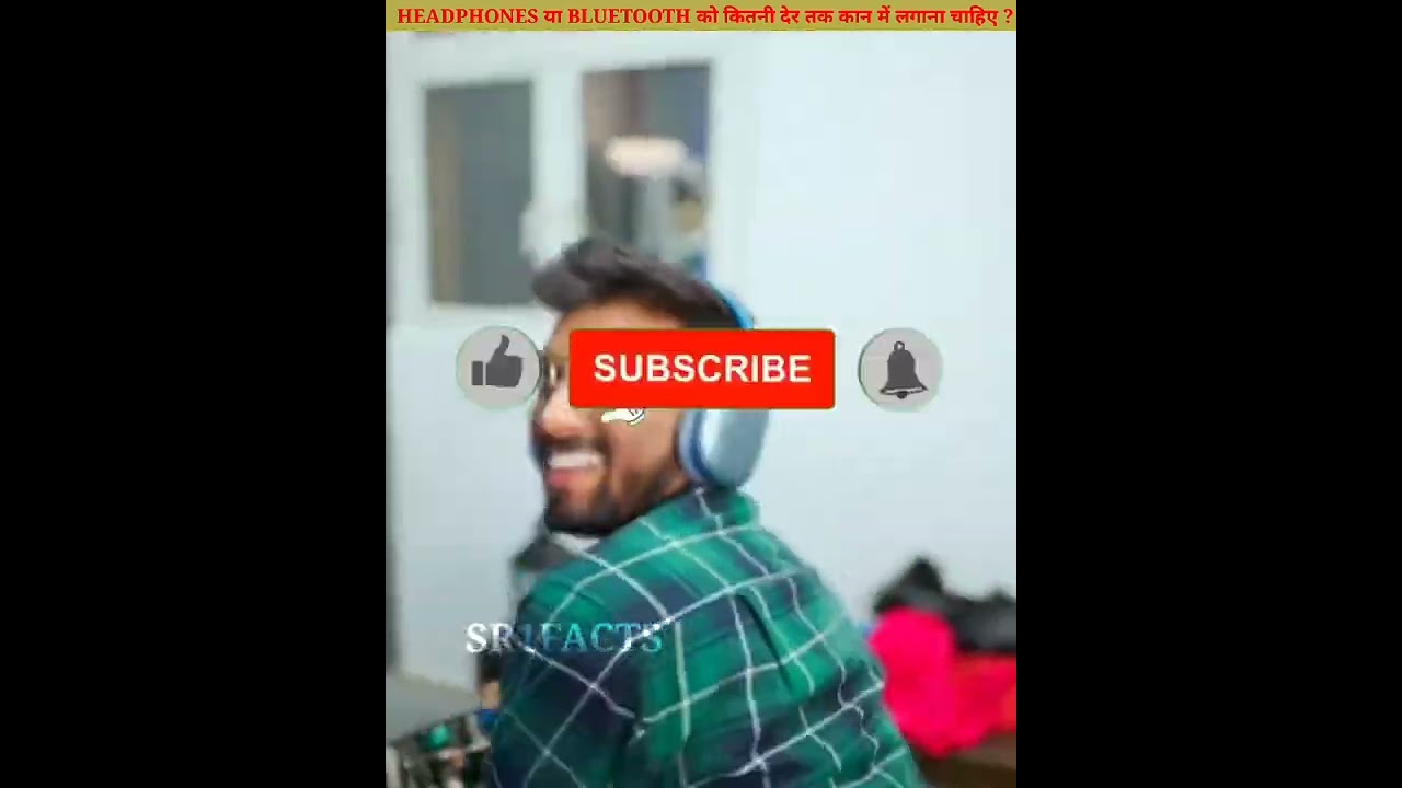 HEADPHONES या BLUETOOTH को कितनी देर तक कान में लगाना चाहिए ?#shorts#sr1facts