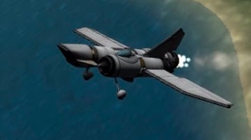 Asymmetric VTOL SSTO in KSP 1.0.2 (Reddit Challenge)