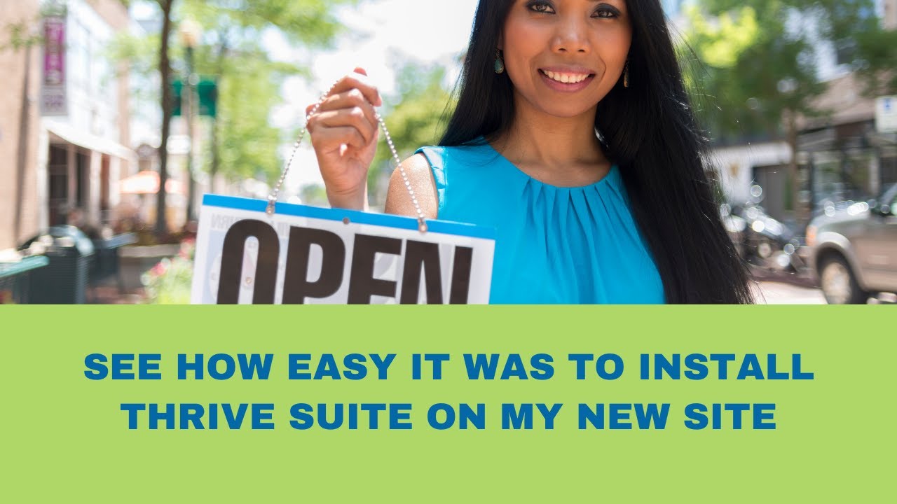Installing Thrive Suite on a New WordPress Site