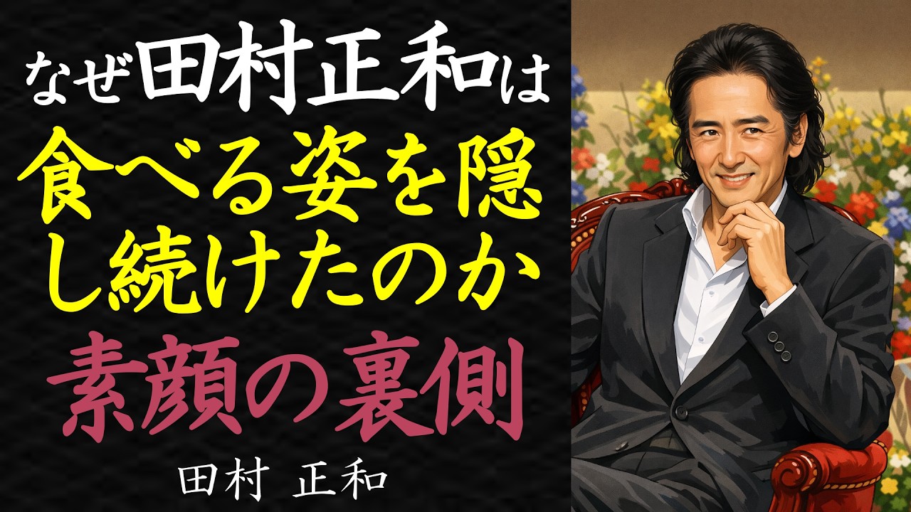 【偉人伝】なぜ田村正和は「食べる姿」を隠し続けたのか、芸能界に語り継がれる都市伝説の真相【99％が知らない】