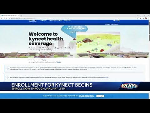 Open enrollement for Kentucky's health insurance marketplace kynect now open