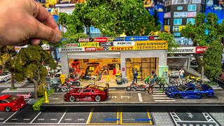 Extremely Realistic 1:64 Diorama Set | HOTWHEELS Diorama layout | MINI GT | INNO64 #youtubeshorts 