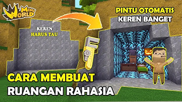 CARA MERMBUAT RUANGAN RAHASIA KEREN - MINI WORLD BLOCK ART ( TUTORIAL )