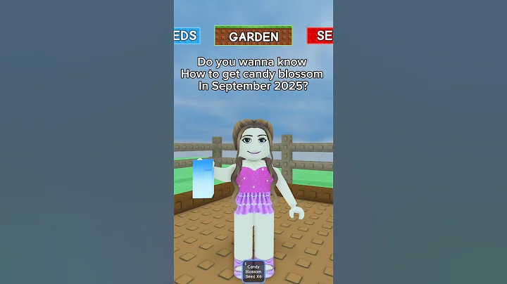 Tutorial Candy Blossom Seeds! #roblox #growagardenroblox #growagarden #shorts