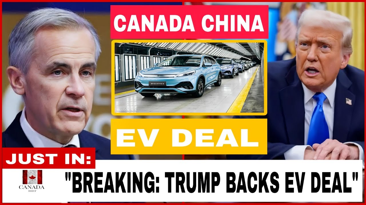 SHOCKING: Donald Trump APLAUDS CARNEY'S  EV Deal With China ( what's your take on this?)