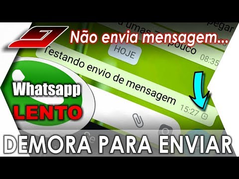 Mensagens Whatsapp demorando para enviar (MESMO COM INTERNET) | Guajenet