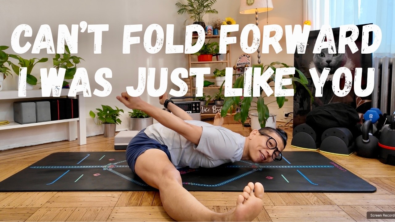 Почему вы не можете наклониться вперед? Причина — скованность в тазобедренных суставах! | 5-минут...