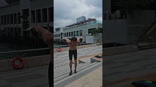 Outdoor Workout Any Time Stairs Jump #BoxJumps