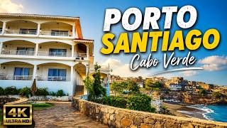 Porto Santiago, Santa Cruz, Cabo Verde | Walking Tour 4K.