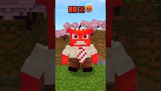 INSIDE OUT 2 ANGER in MINECRAFT 😍 #minecraft #shorts #insideout