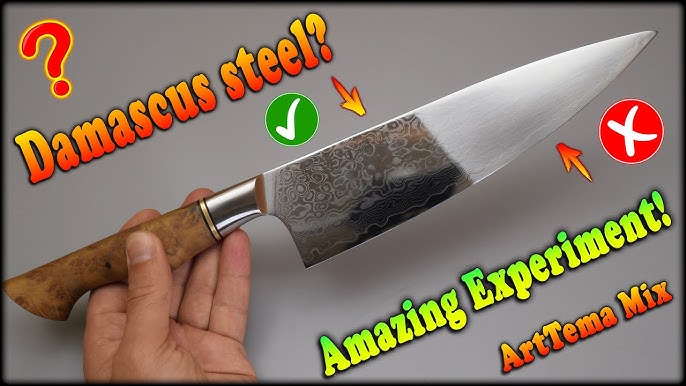 $75 USD Damascus Knife - Fake or Real Experiment 