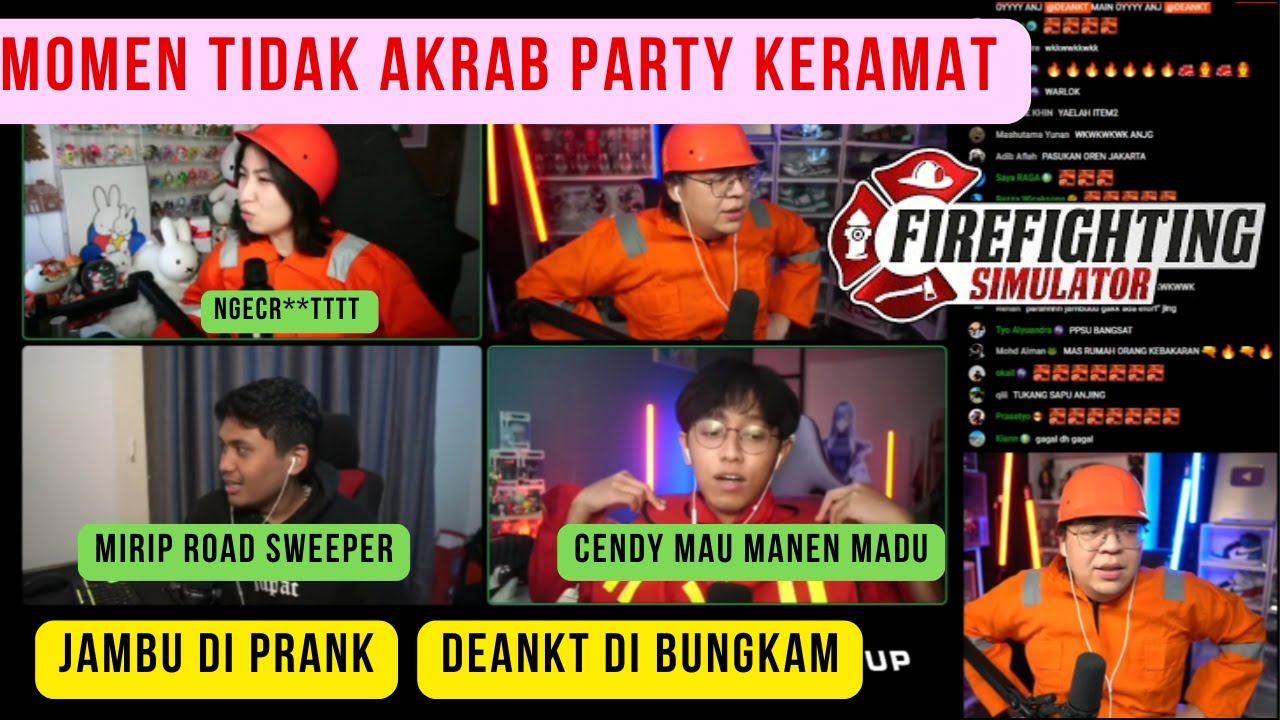momen party keramat sudah tidak akrab lagi ! momen kocak deankt jambu adel cendy