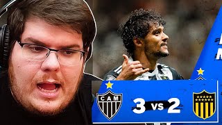 CASIMIRO REAGE A ATLÉTICO MINEIRO 3X2 PEÑAROL - MELHORES MOMENTOS #casimiro