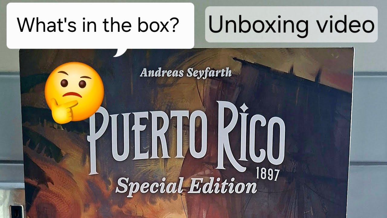 Unboxing of Puerto Rico 1897 Special Edition 