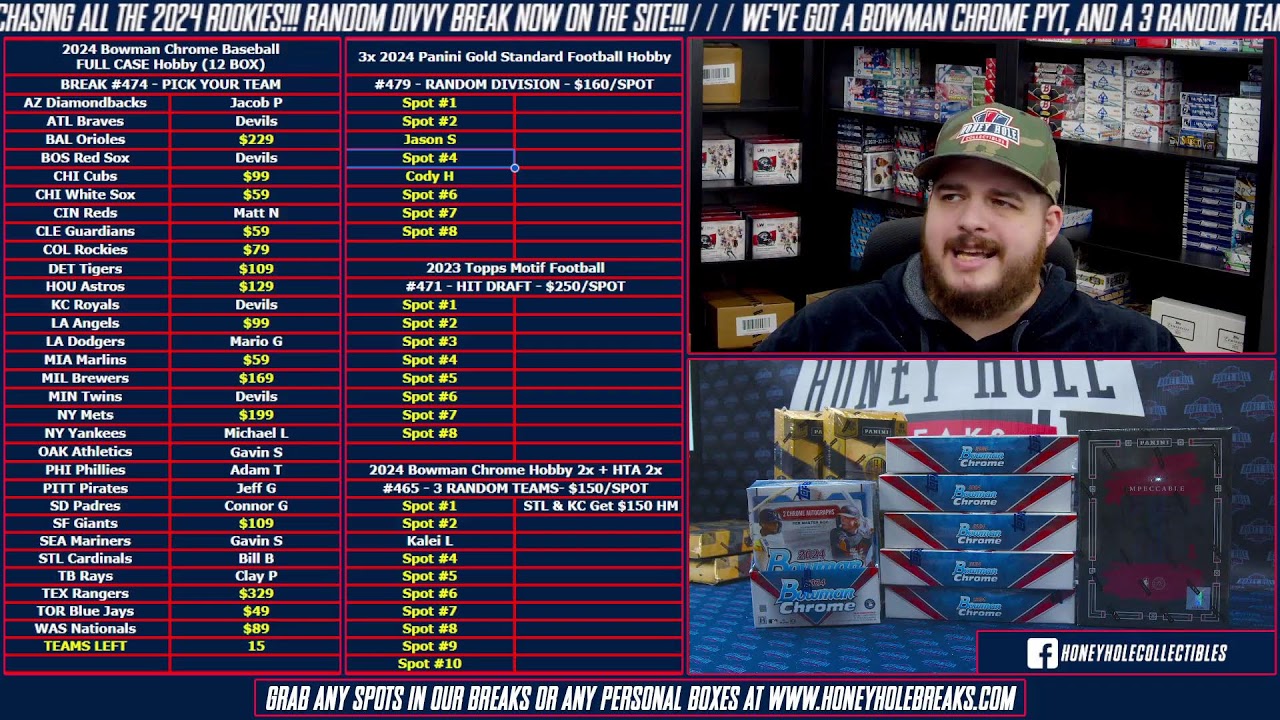 2024 GOLD STANDARD w/ The Night Crew!!! Plus Bowman Chrome and