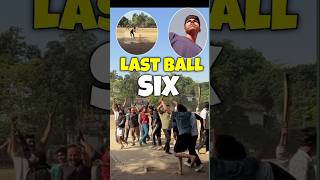 6 Run in 1 ball to win😱 minivlog-#10 #shorts