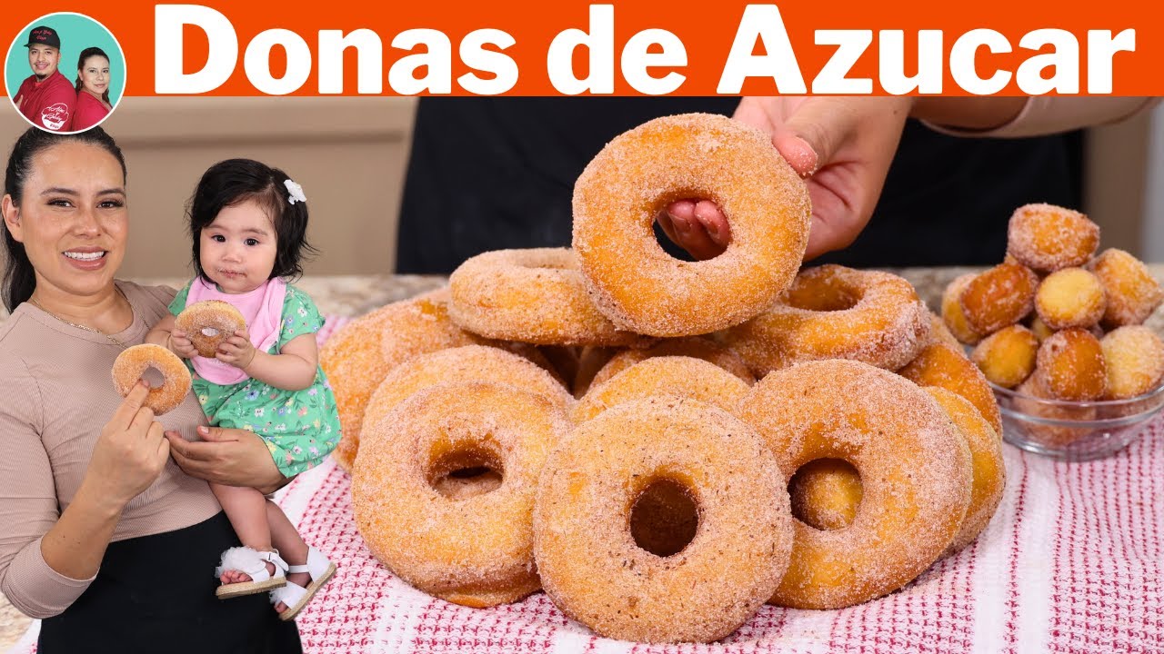 ¡Haz tus Propias DONAS CASERAS de Azucar! No Podras Comer solo UNA 😍