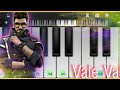 Vale Vale Song☆ DJ ALOK☆ Piano ||Ravi Creations Kannada ♡|