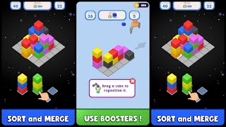 Cube Sort Game Gameplay Android Mobile screenshot 4