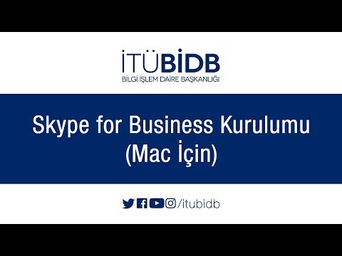 Video: Skype'ı Mac'ime nasıl yüklerim?